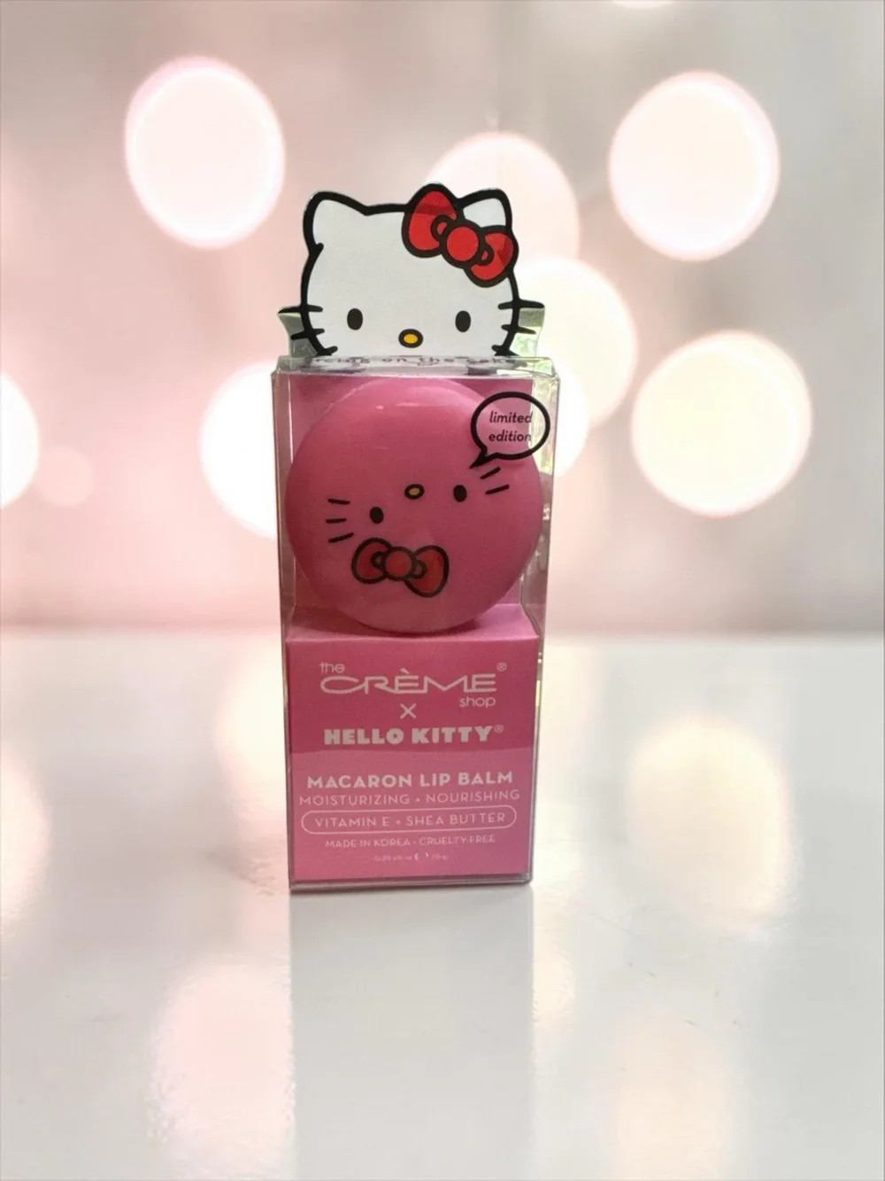 x Hello Kitty Macaron Lip Balm - Pink